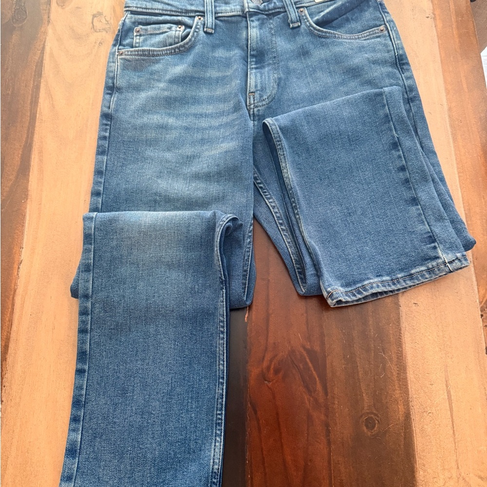 Hollister Blue Straight Jeans Classic Denim Style